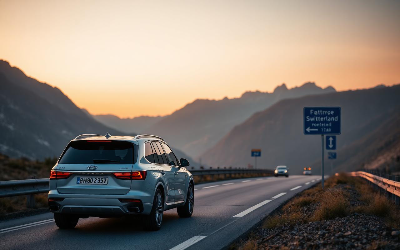 Driving an Italian luxury car in France and Switzerland: what to know