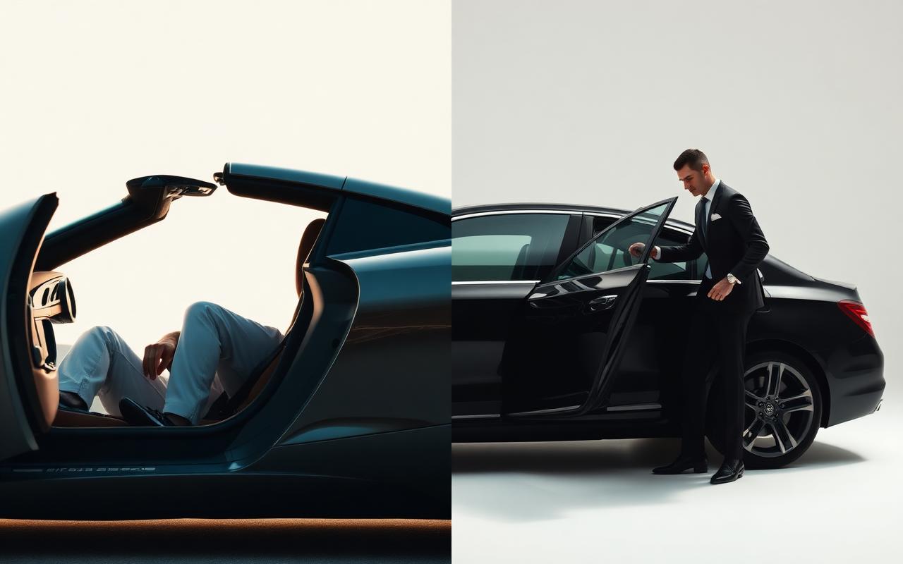 Luxury car rental vs chauffeur service (NCC): which to choose